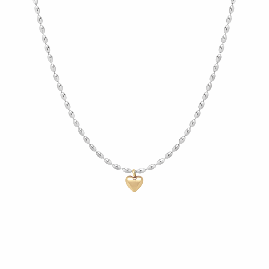 Cadena Corazón delicado (dorado)