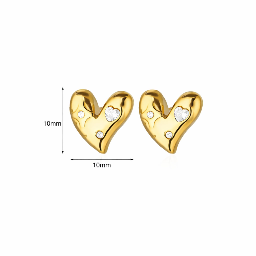 Pendientes Chispa de corazón
