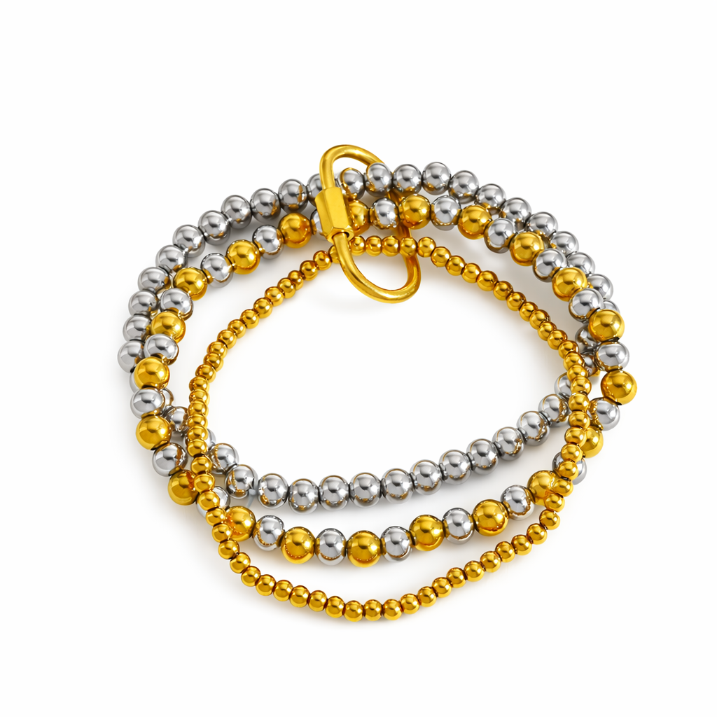 Pulsera Trío de Cuentas