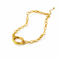 Collar Órbita Dorada