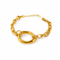 Pulsera Órbita Dorada