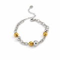 Pulsera Bola Doble Tono