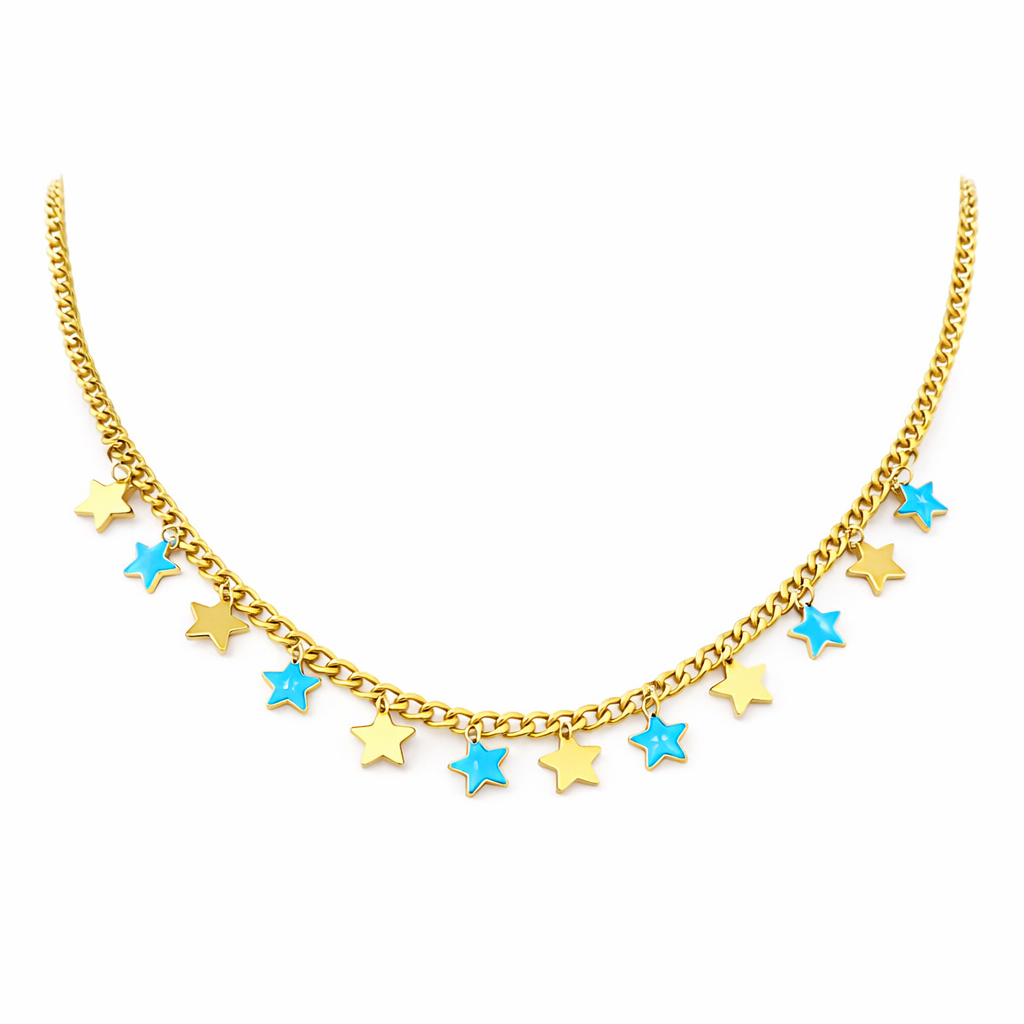 Collar Estrellas Celestes