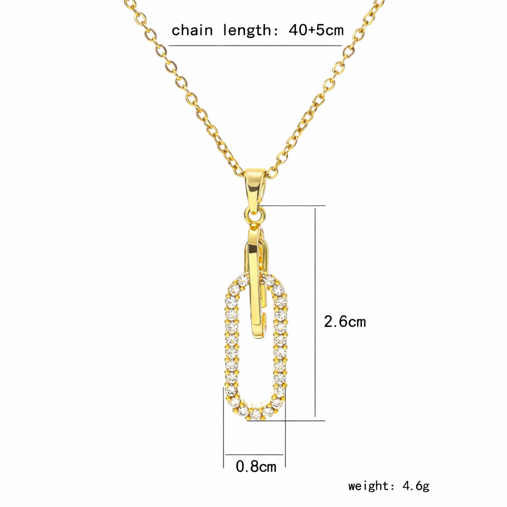 Cadena Clip Dorado