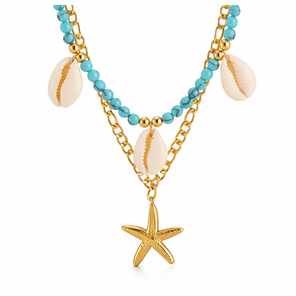 Collar Estrella Brisa Turquesa