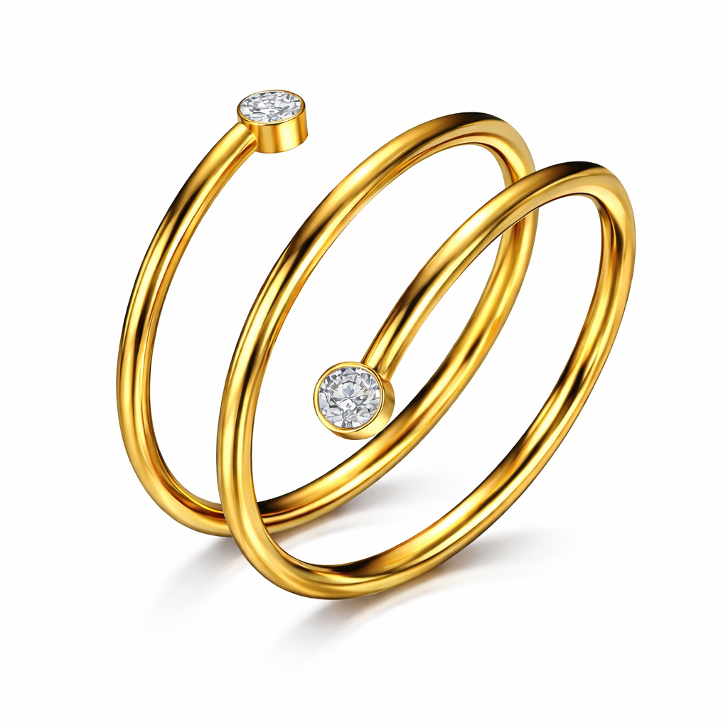 Anillo Espiral Infinita