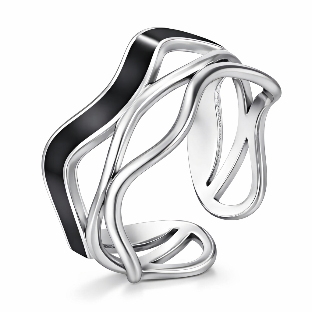 Anillo Ondas Modernas