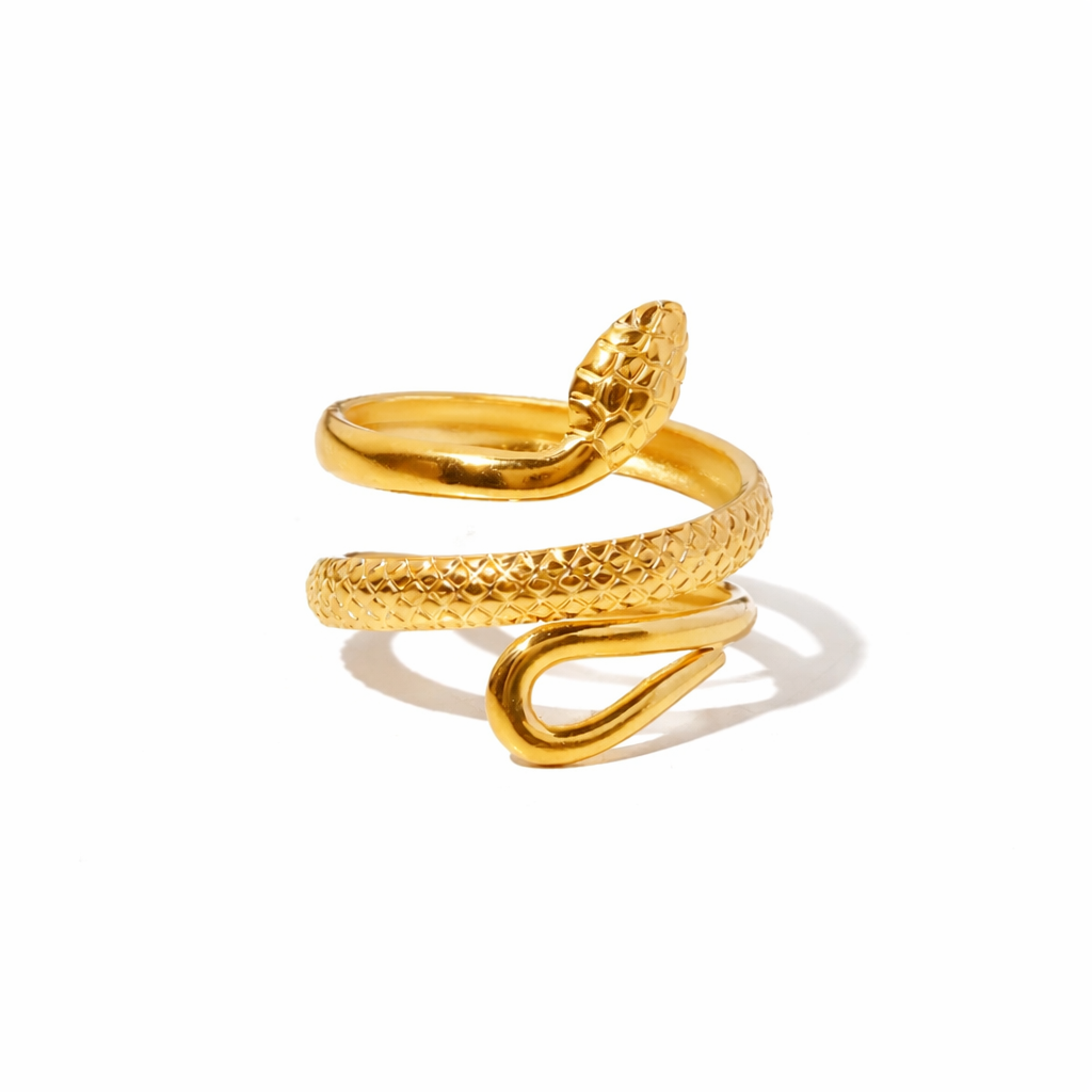 Anillo Serpiente Dorada