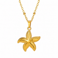 Cadena Estrella del Mar Dorada