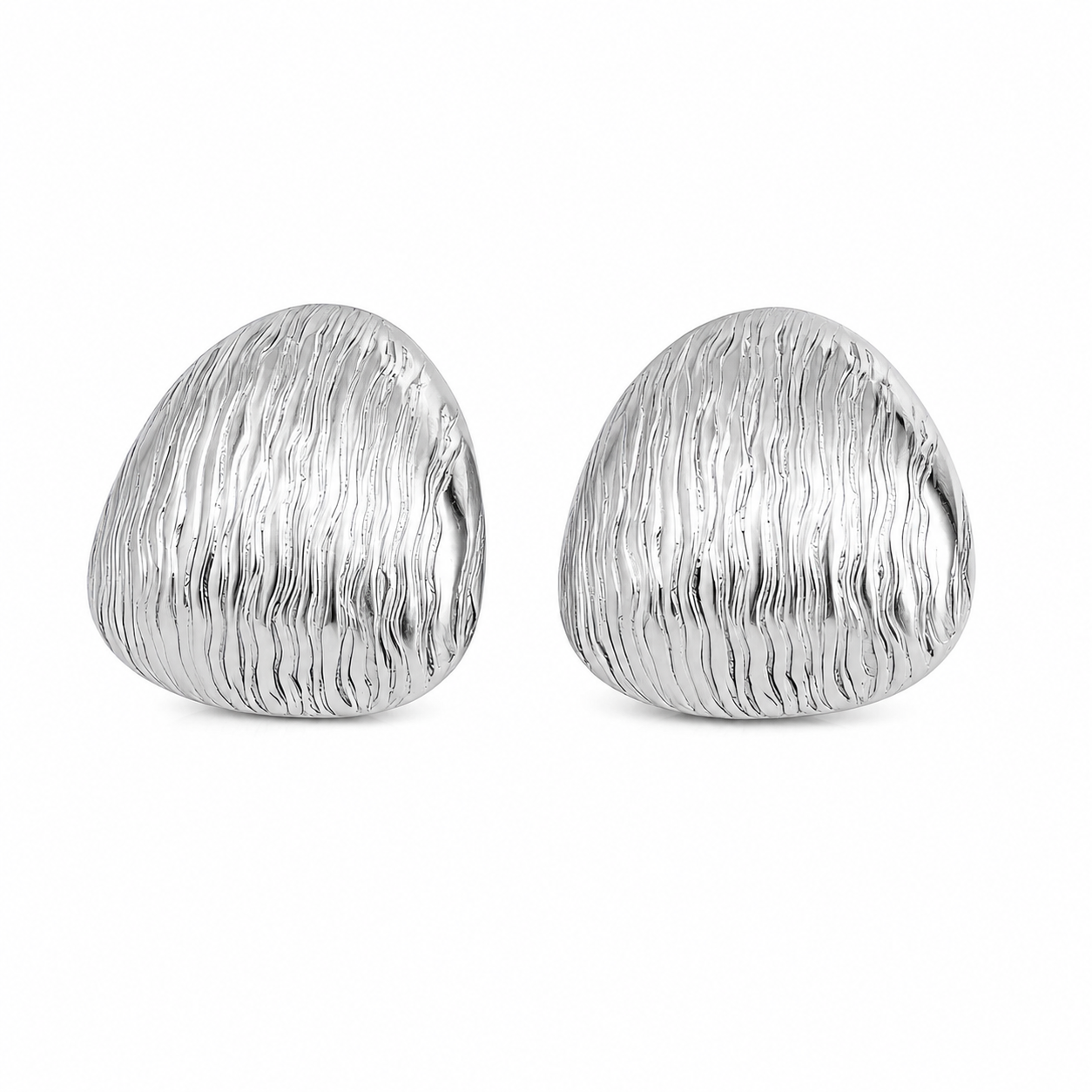 Pendientes Brillo Plateado