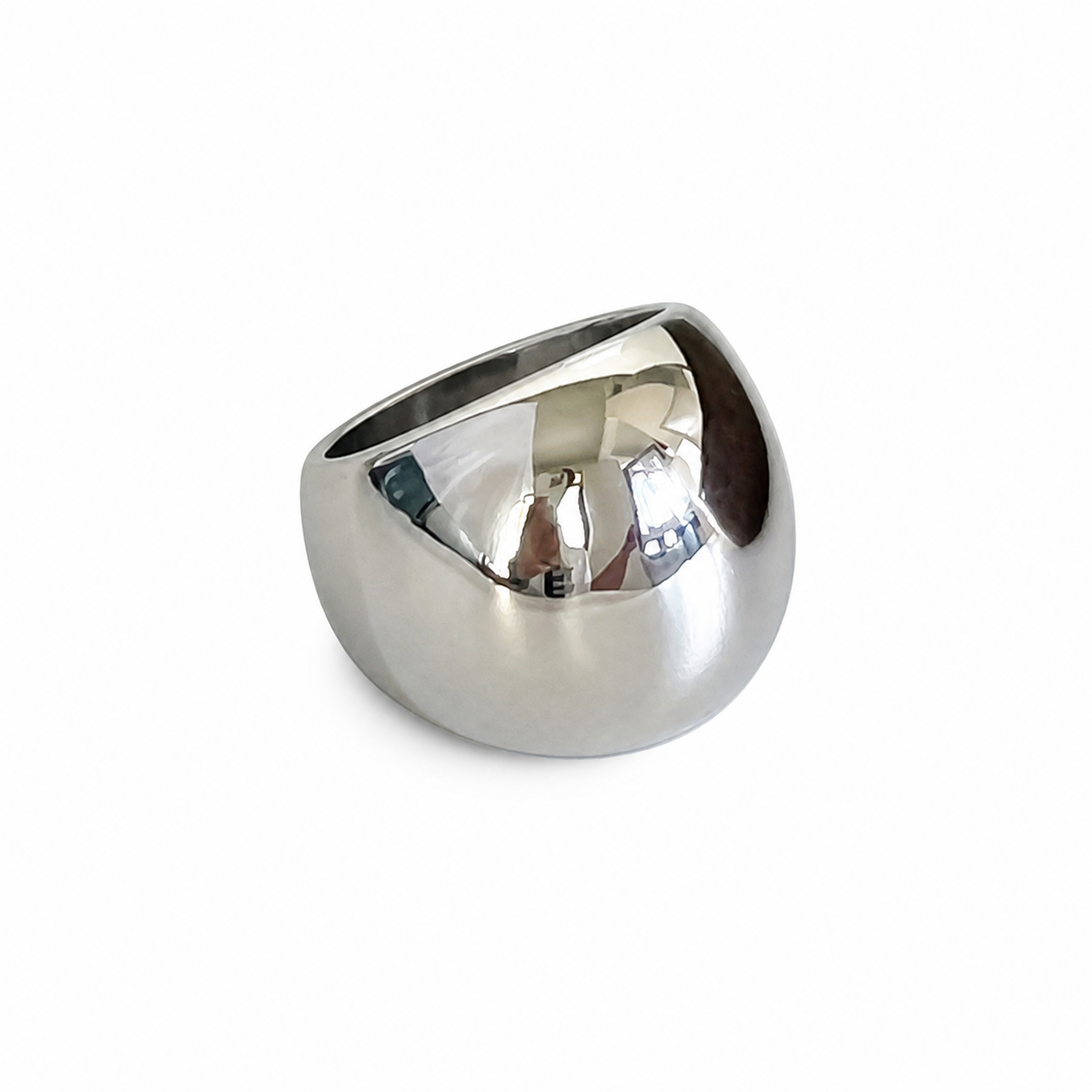 Anillo Reflejo Plateado