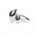 Anillo Esencia Moderna Plateado