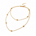 Collar Corazones Eternos Dorado
