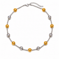Collar Esferas Doble Brillo