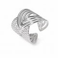 Anillo Prisma Elegante Plateado